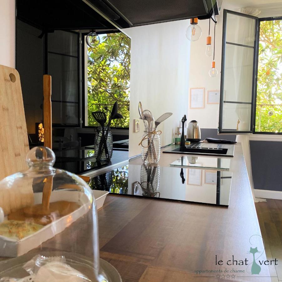 Le Chat Vert - Appartements Adults Only Saint-André المظهر الخارجي الصورة