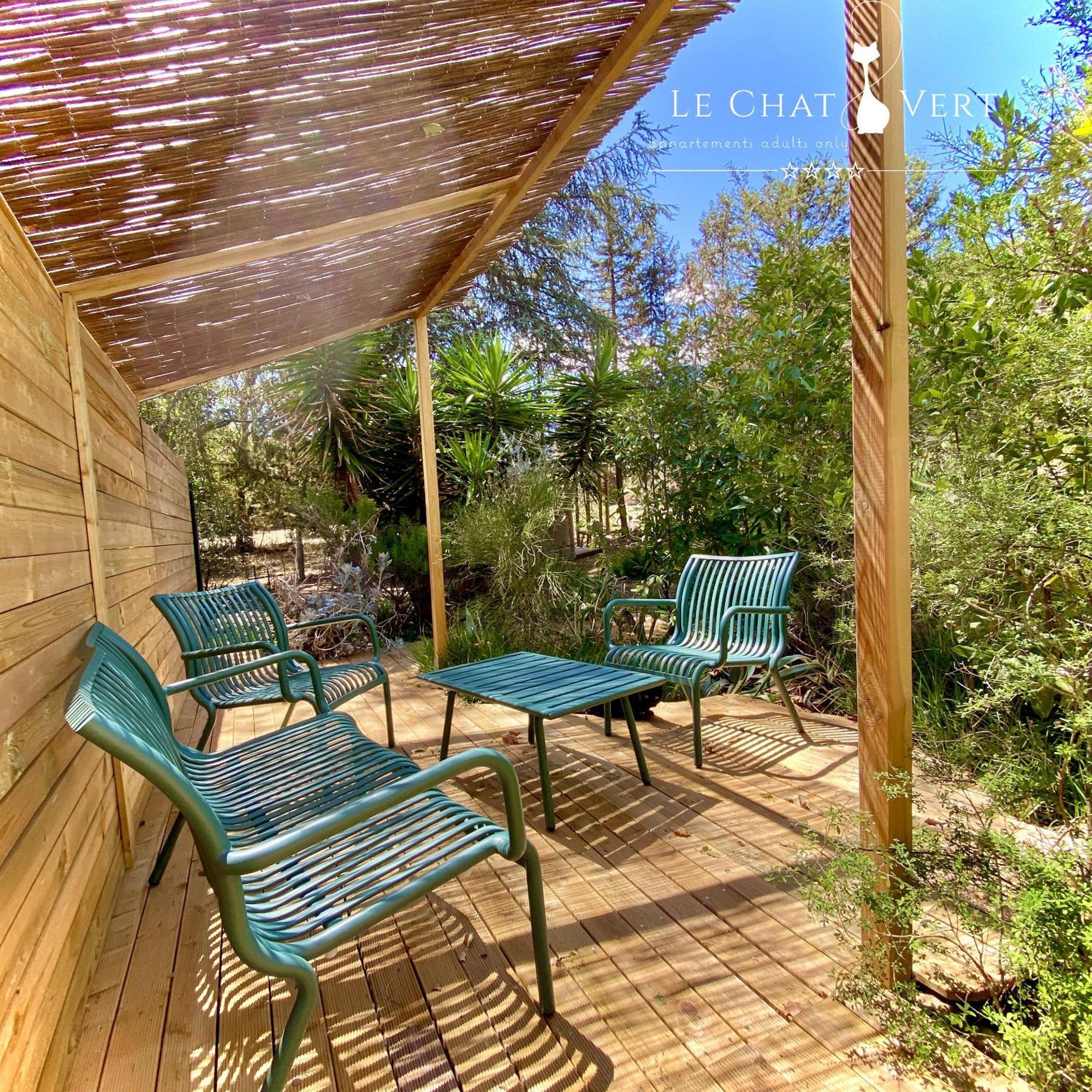 Le Chat Vert - Appartements Adults Only Saint-André المظهر الخارجي الصورة