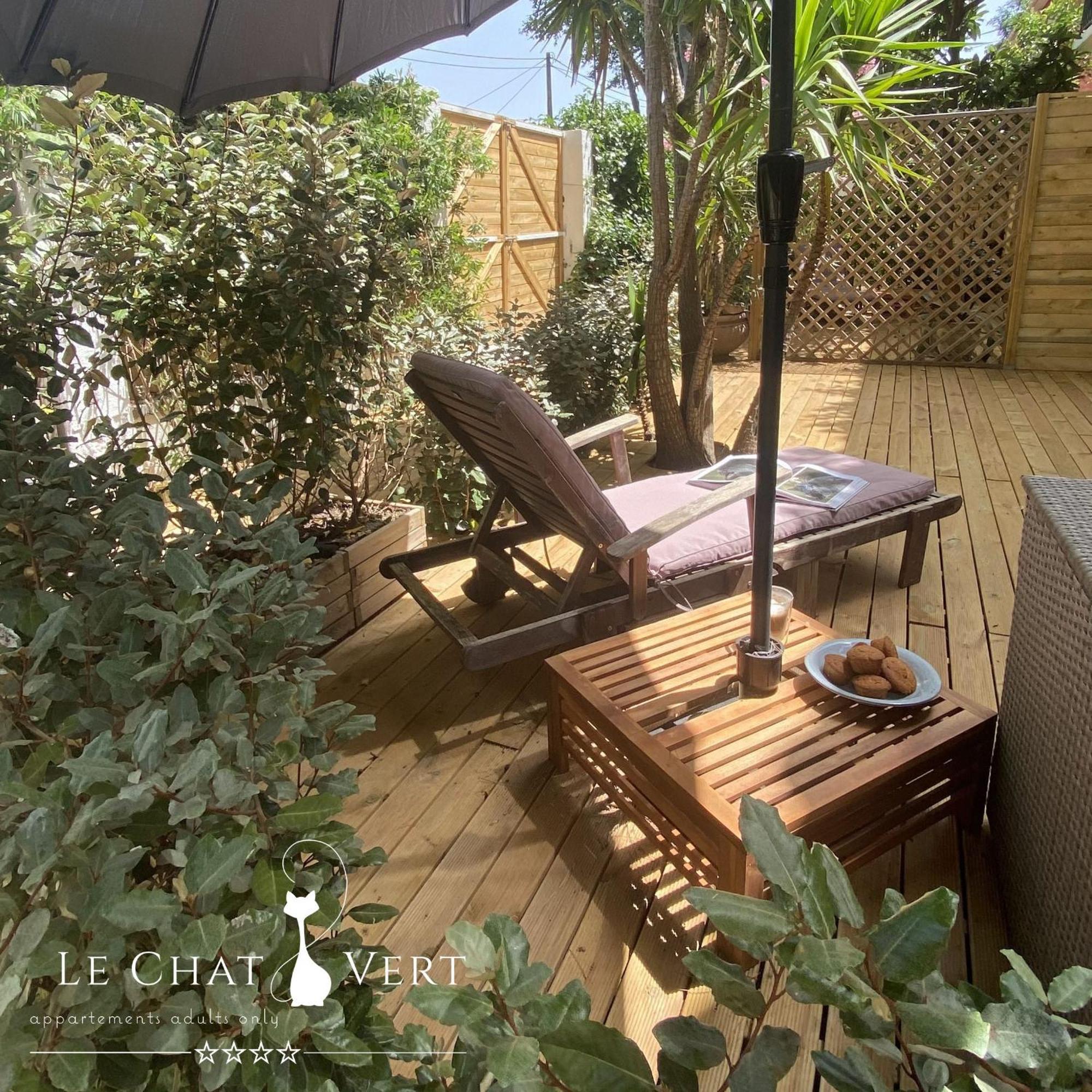 Le Chat Vert - Appartements Adults Only Saint-André المظهر الخارجي الصورة